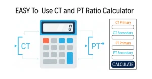 CT and PT Ratio Calculator