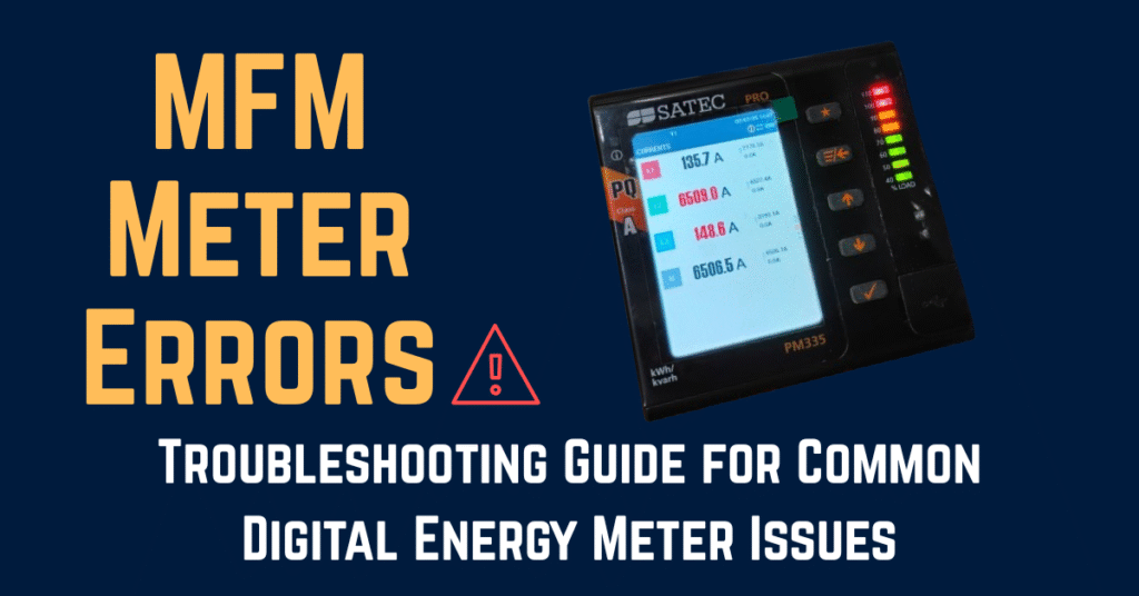 MFM Meter Errors