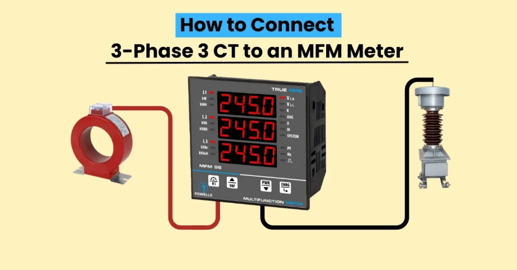 3-Phase 3 CT Connection 3-Phase 3 CT Connection